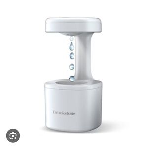 Brookstone White Anti-Gravity Diffuser with LED